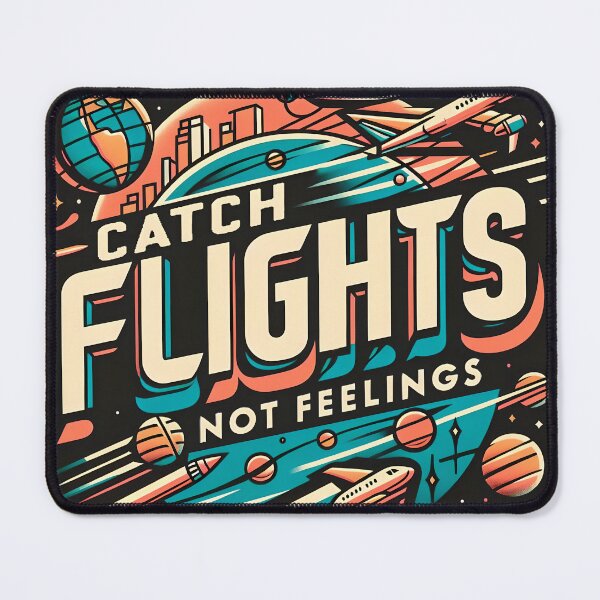Item preview, Catch flights not feelings designed and sold by maxmaj.