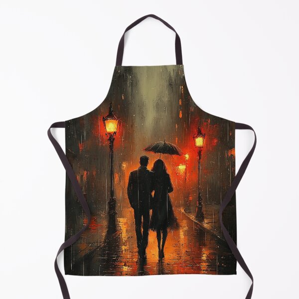Item preview, Romantic Rain Stroll in Charcoal Tones designed and sold by Moisky Art.