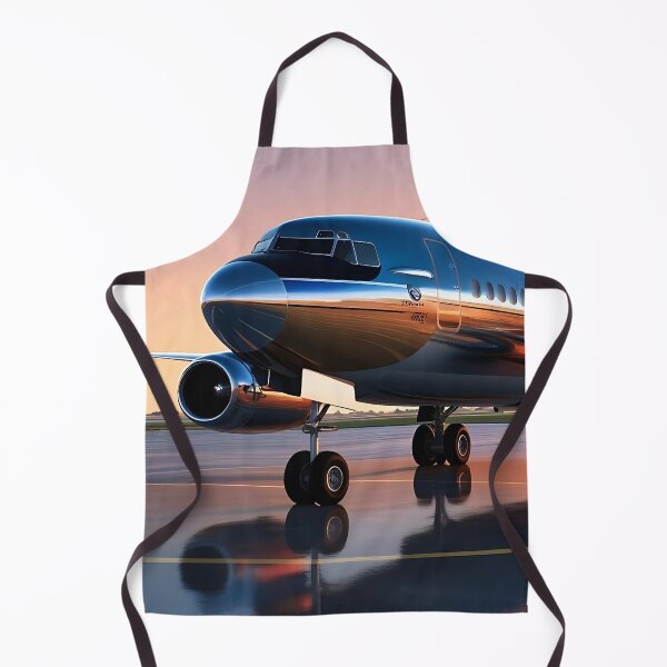 Item preview, Metallic Old Airliner at Sunset - Airport Illustration designed and sold by EMairplanes.