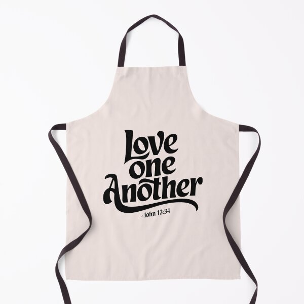 Item preview, Love One Another John 13:34 | Calligraphy Bible Verse Christian Faith Design designed and sold by KnitLuv.