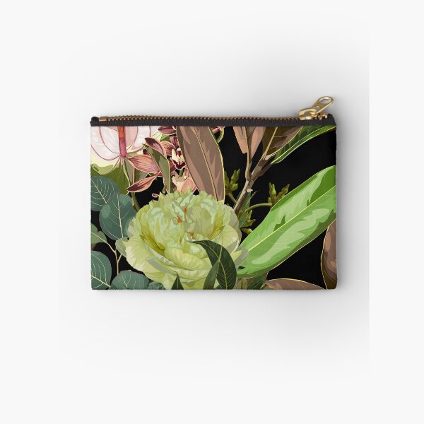 Item preview, Floral Seamless Pattern with peony, orchid flowers and magnolia branch with leaves. designed and sold by MatyKotiv.