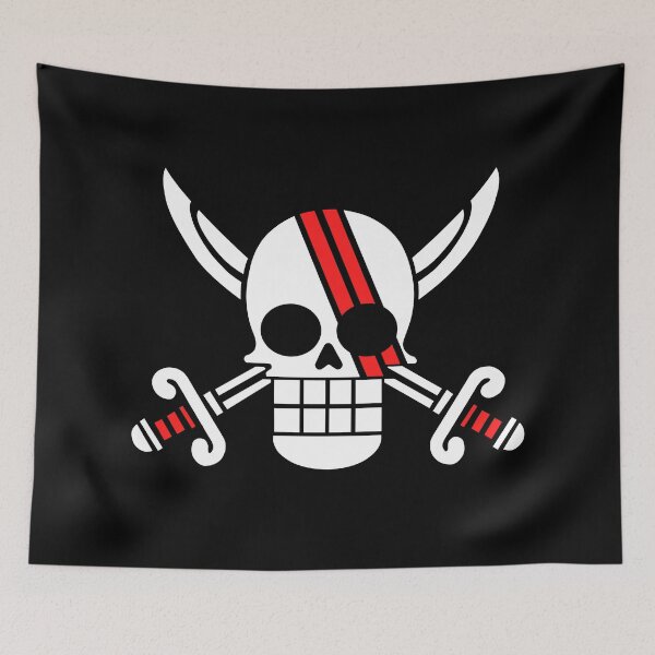 Item preview, Red Hair Pirate Flag Symbol designed and sold by FriskySloths.