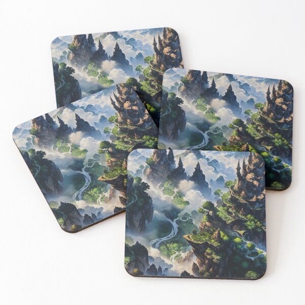Item preview, Mountains Among The Clouds designed and sold by DigitalHeadache.