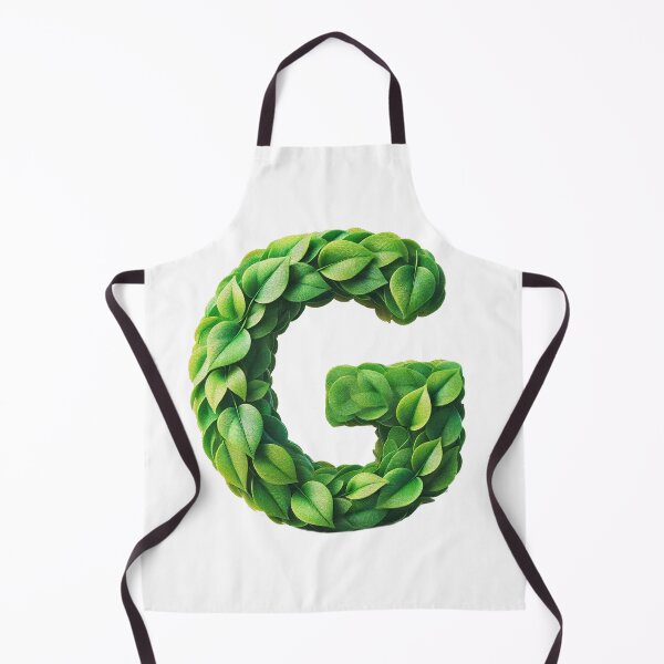 Item preview, Green Grace: Leafy Letter 'G' Art designed and sold by ManekanttaArts.