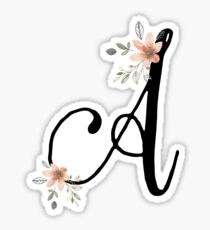 Pegatina Monograma A