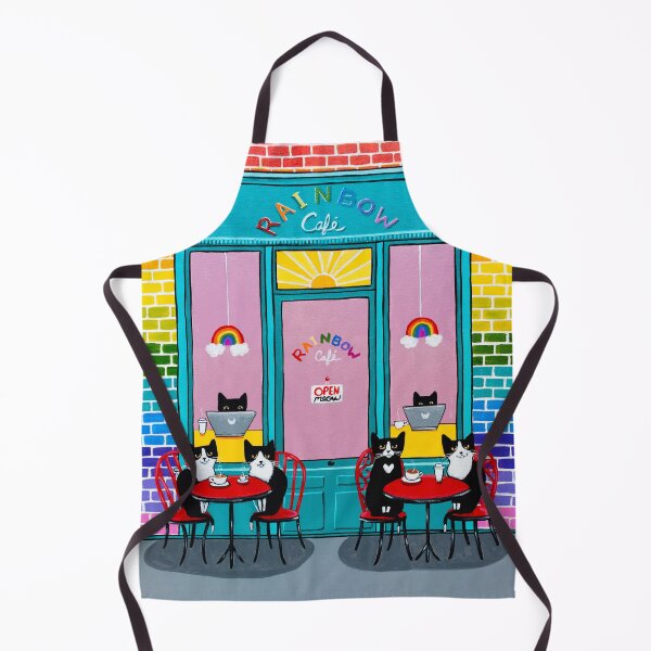Item preview, The Rainbow Cafe designed and sold by KilkennyCat Art.