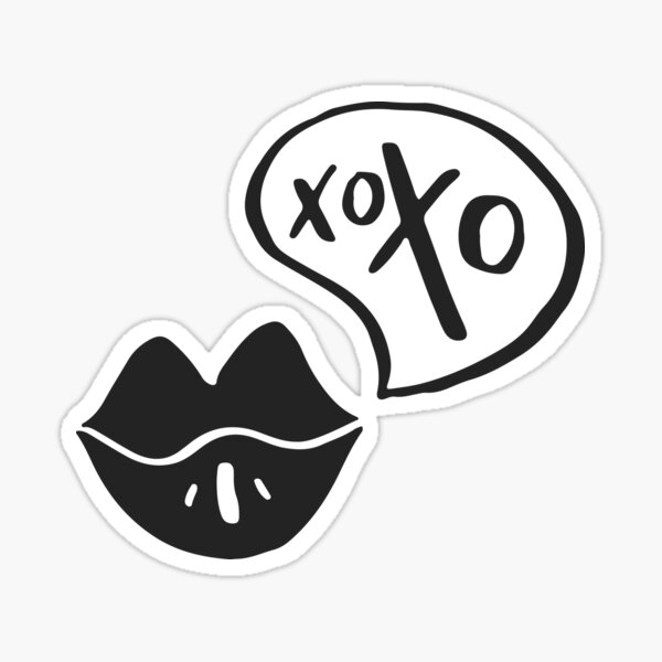 Item preview, xoxo kiss designed and sold by FestivityFinds.