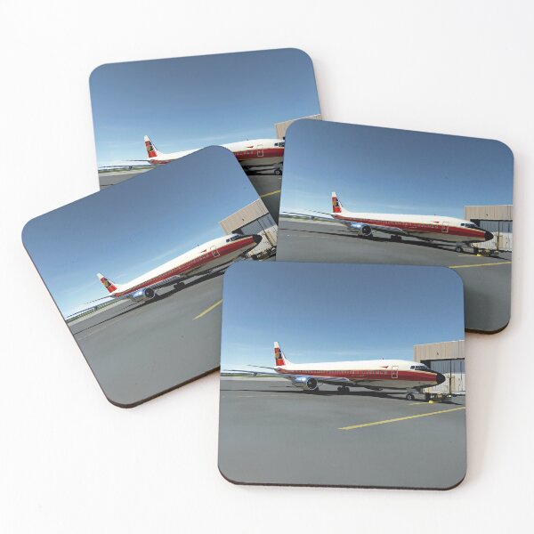 Item preview, Vintage Airliner at the Airport - Aviation Art designed and sold by EMairplanes.