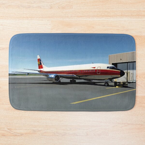 Item preview, Vintage Airliner at the Airport - Aviation Art designed and sold by EMairplanes.