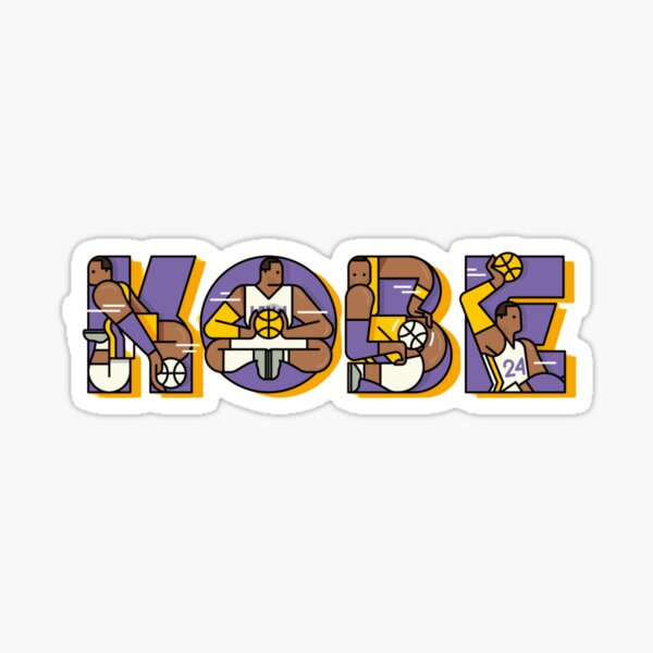 Aperçu de l'œuvre Kobe Bryant, Los Angeles Lakers, basket-ball, NBA, joueurs de basket-ball, Black Mamba, Kobe créée et vendue par veggdesign.