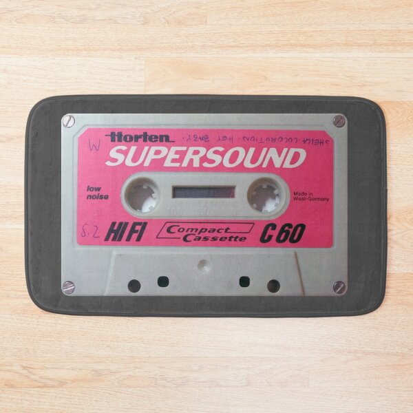 Item preview, cassette, tapedeck, supersound pink designed and sold by Unfound Gem.