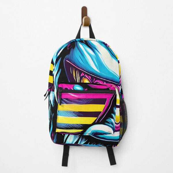 Item preview, Neon Gorilla Artwork with Headphones – Funky Vibrant Music Design designed and sold by DrawHandArt.