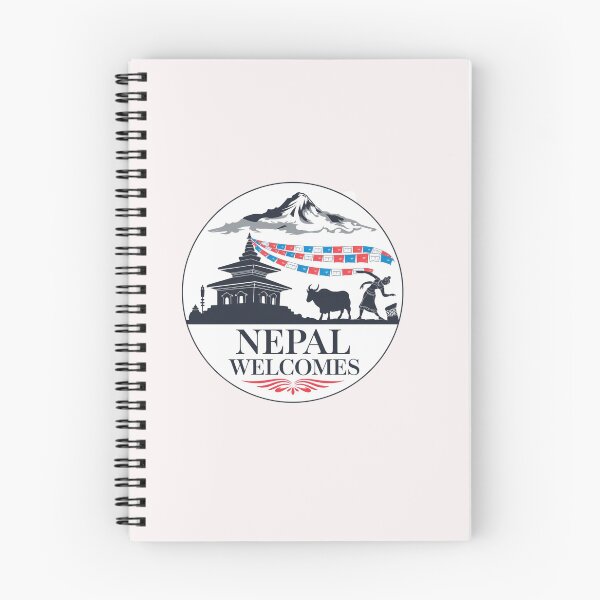 Item preview, Nepal Welcomes Flag Map  Everest, Himalayas, Kathmandu designed and sold by AnimalsDH305.