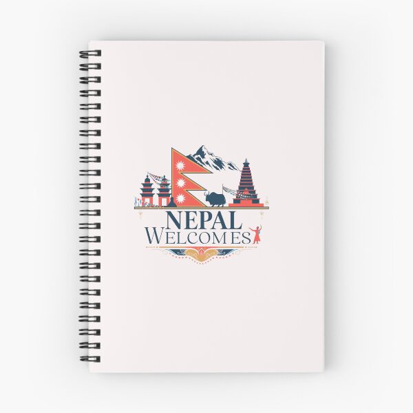 Item preview, Nepal Welcomes Flag Map  Everest, Himalayas, Kathmandu designed and sold by AnimalsDH305.