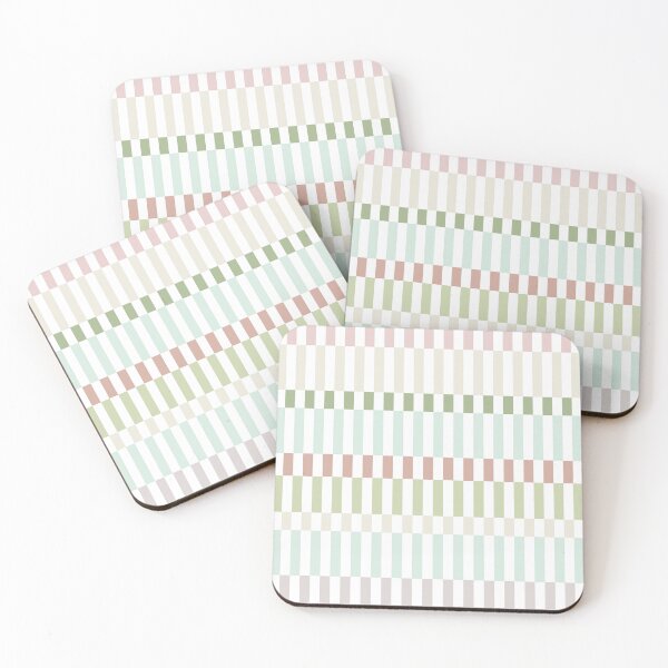 Item preview, Modern Pastel Madeline Stripe Pattern Design designed and sold by Studio of Shapes and Spectrum.