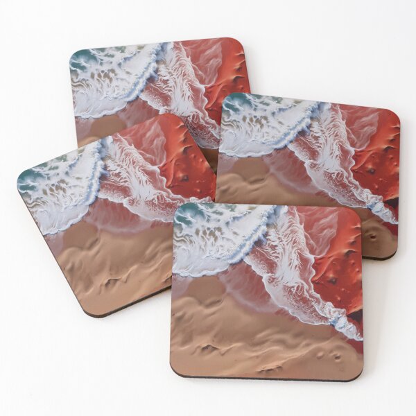 Item preview, The Red & Blue Beach designed and sold by DigitalHeadache.