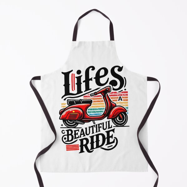 Item preview, Retro Red Scooter Design – Vintage Style with Colorful Sunset Aesthetic designed and sold by DrawHandArt.