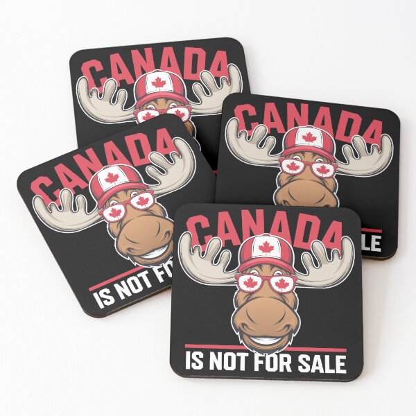 Item preview, Canada Is Not For Sale Patriotic Moose  designed and sold by Meme-shirt.