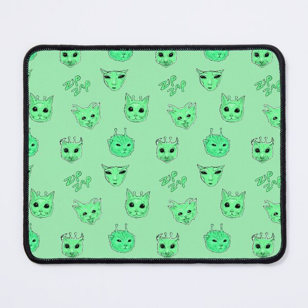 Item preview, Alien Cat Zip Zap Meme designed and sold by georgievskiy.