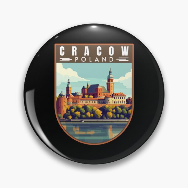 Artikelvorschau, Krakau in Polen Vintage Reisekunst Landschaft entworfen und verkauft von MaateoDesign.