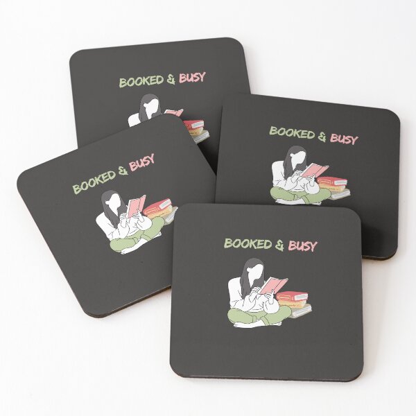 Item preview, "Booked & Busy"-Book Lover Design designed and sold by BeeTheCreation.