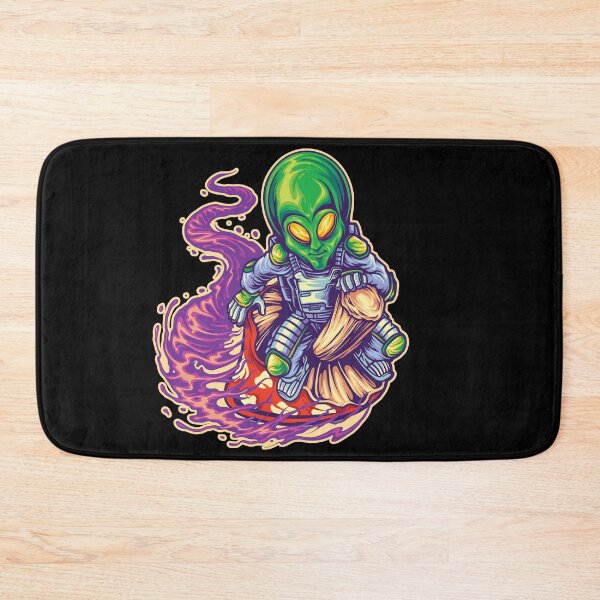 Item preview, ALIEN FLYING ON MUSHROOM - PSYCHEDELIC designed and sold by PSYNOVA.