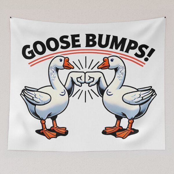 Item preview,  Funny Goose Fist Bump Art – Cute and Playful Design designed and sold by DrawHandArt.