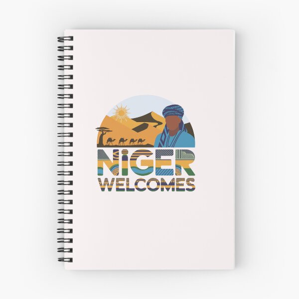 Item preview, Niger Welcomes Flag Map  Niamey, Sahara desert designed and sold by AnimalsDH305.
