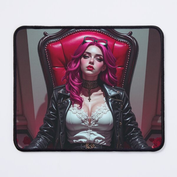 Item preview, A fierce and enigmatic woman in a dramatic gothic setting designed and sold by Giuseppe Cammino.