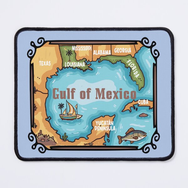 Item preview, Gulf of Mexico  designed and sold by Colorfulman.