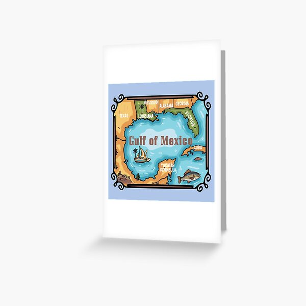 Item preview, Gulf of Mexico  designed and sold by Colorfulman.