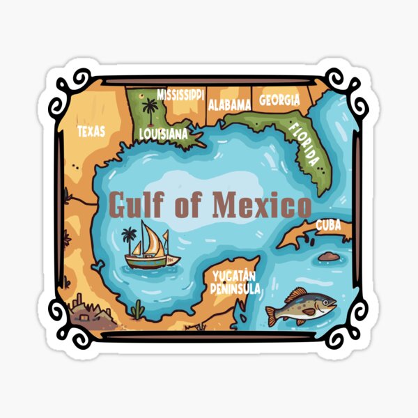 Aperçu de l'œuvre Golfe du Mexique créée et vendue par Colorfulman.