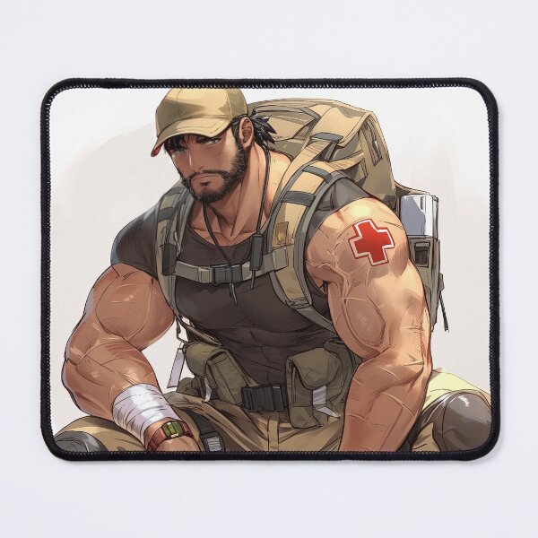 Item preview, Anime army medical officer designed and sold by TheArtistOf2022.