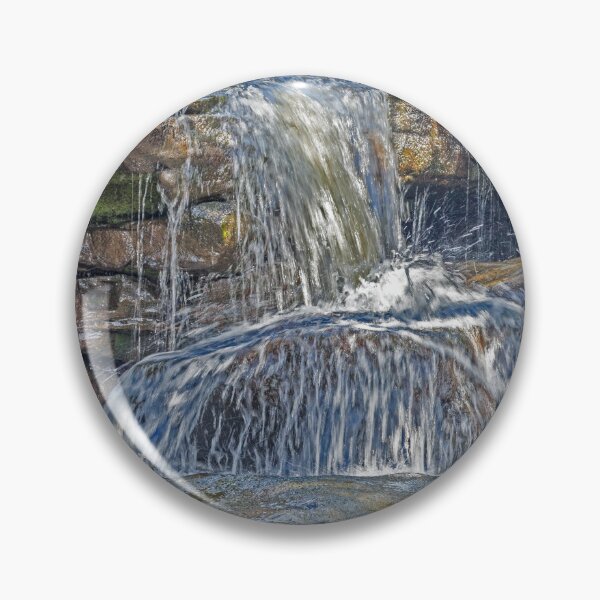 Item preview, Serene Waterfall Over Rocky Terrain designed and sold by David Patterson.