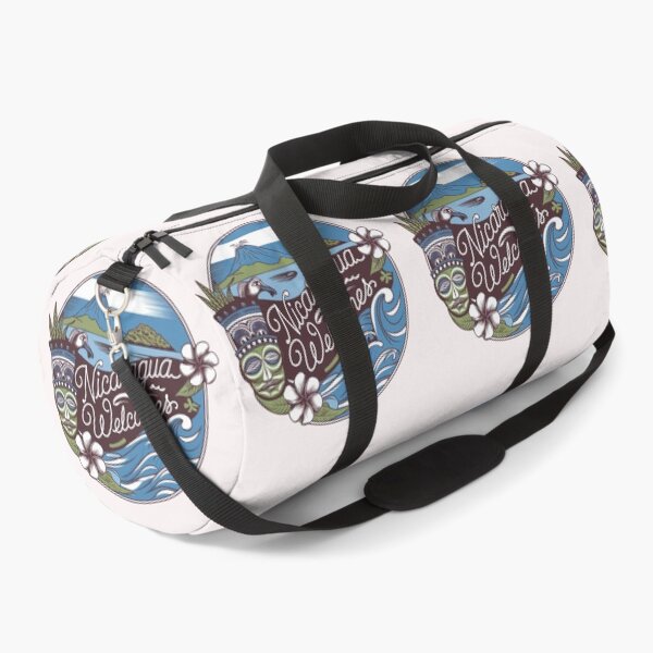 Item preview, Nicaragua Welcomes Flag Map  Managua, Lake Nicaragua designed and sold by AnimalsDH305.