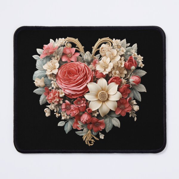 Item preview, Vintage floral heart valentine designed and sold by MendaciousMina.