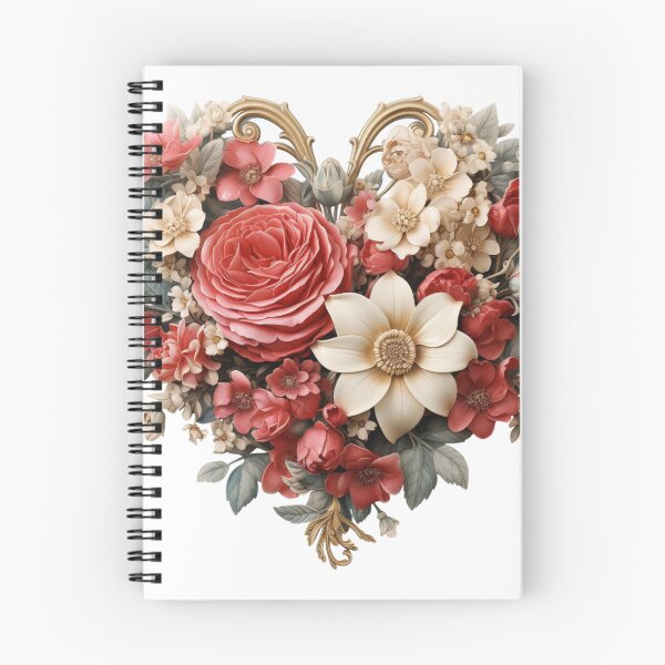 Item preview, Vintage floral heart valentine designed and sold by MendaciousMina.
