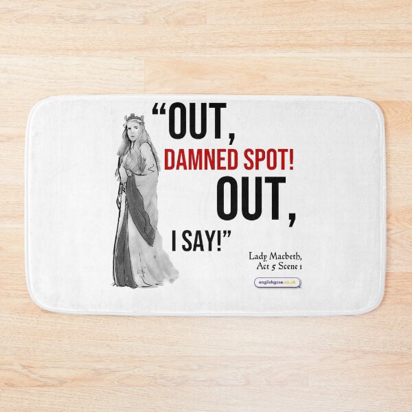 Item preview, Lady Macbeth Damned Spot Quote designed and sold by EnglishGCSEcouk.
