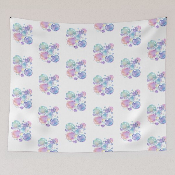 Item preview, Modern Trendy  Watercolor soap bubbles designed and sold by SOUFIANE1991.