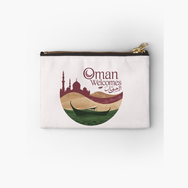 Item preview, Oman Welcomes Flag Map Muscat, desert , Al-Hajar mountains designed and sold by AnimalsDH305.