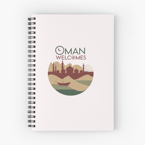 Item preview, Oman Welcomes Flag Map Muscat, desert , Al-Hajar mountains designed and sold by AnimalsDH305.