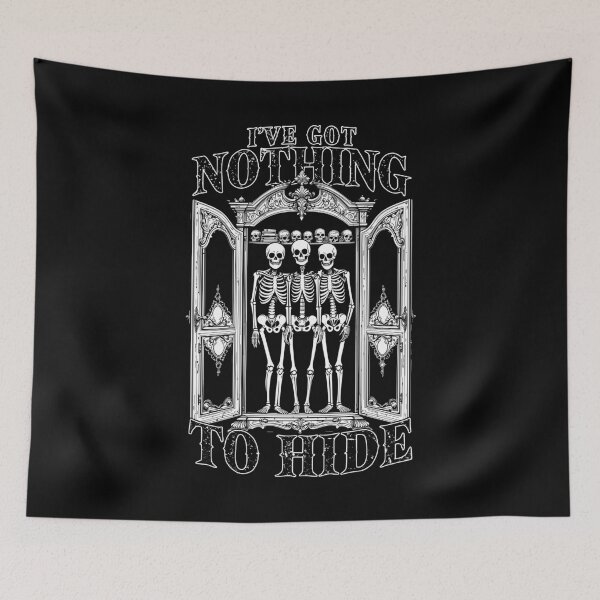 Item preview, Skeletons In The Closet Funny Vintage Gothic Nothing To Hide designed and sold by GrandeDuc.