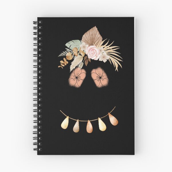 Item preview, Whimsical Boho Floral Face T-Shirt designed and sold by GorinART.