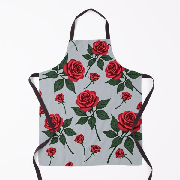 Item preview, Scarlet Roses On Cool Greys designed and sold by Zilpa’s Prints.