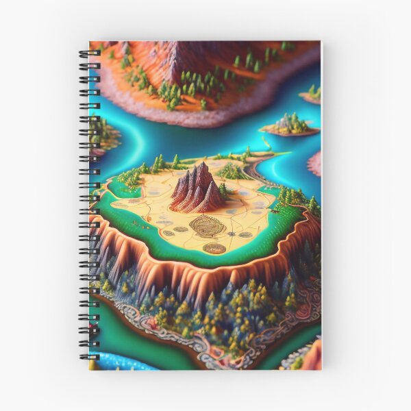 Item preview, Treasure map designed and sold by m-y-A-I-A-R-T-.