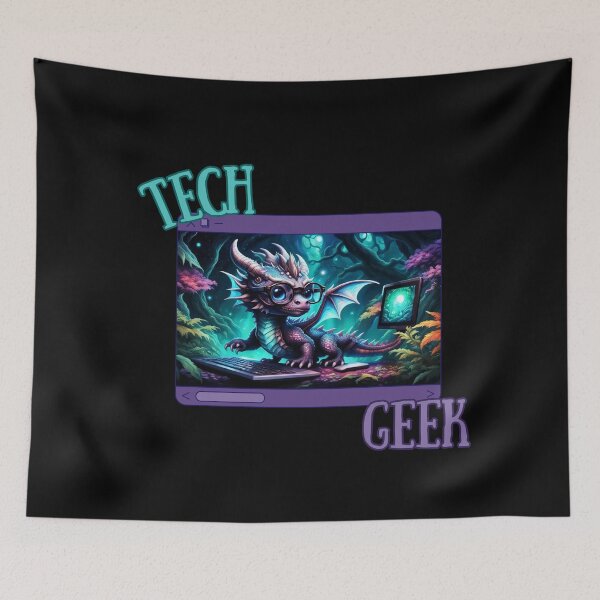 Item preview, Tech Geek Dragon: Magic Meets Motherboard designed and sold by Ophelia's Bazaar.