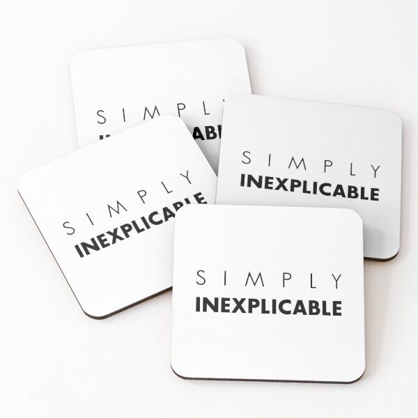 Item preview, SIMPLY INEXPLICABLE, Unique designed and sold by villacreativa.