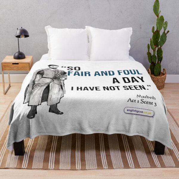 Item preview, Macbeth Fair and Foul Quote designed and sold by EnglishGCSEcouk.