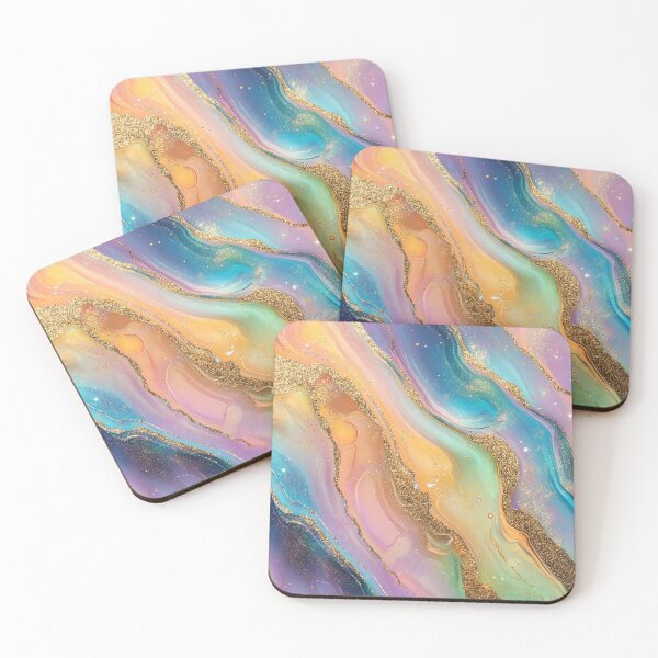 Item preview, Pastel Rainbow Moonstone Waves designed and sold by darkskydelights.