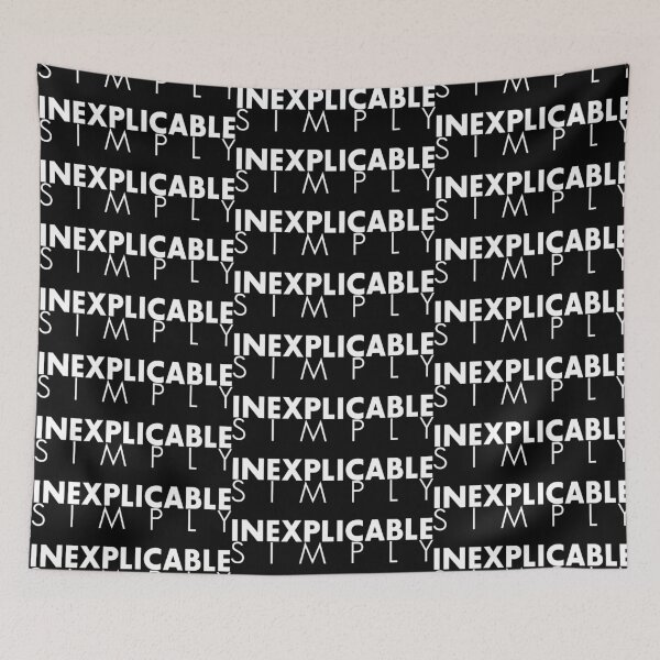 Item preview, SIMPLY INEXPLICABLE, Unique designed and sold by villacreativa.